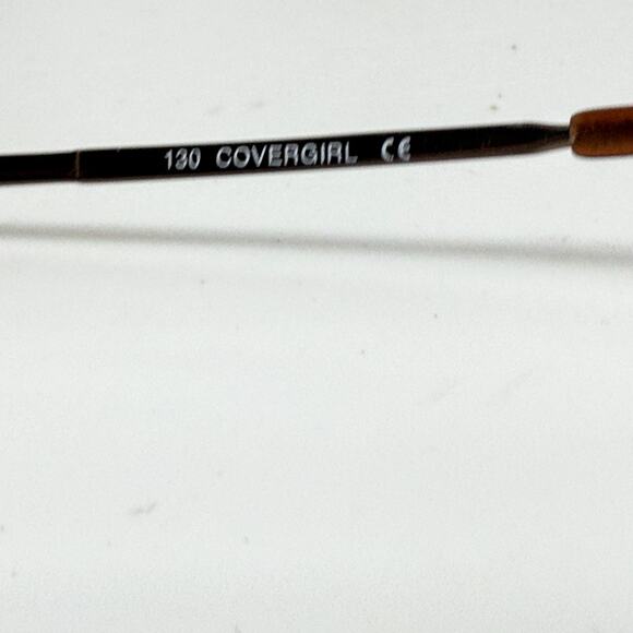 Covergirl CG292-1 916 44-19-140 Dark Brown Half Rim Eyeglasses Frame 19554 - Picture 6 of 7